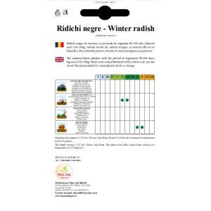 Ridichi negre Rounde Swartze - 5gr