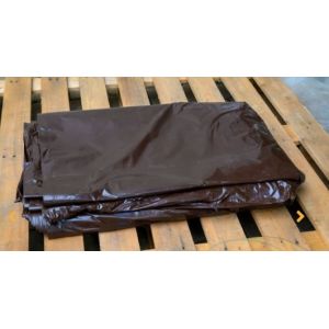 Folie mulcire maro neperforata 3,5m x 20microni x 500m