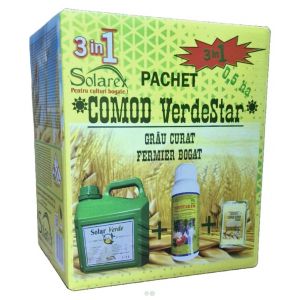 Pachet erbicid grau Comod Verde Star 3 in 1 - 0,5 ha